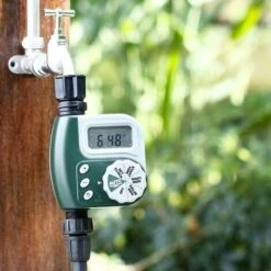 CSPARKV Minuterie D'arrosage Numérique, Horloge D'arrosage, Affichage LCD étanche, Gain De Temps Automatique Numérique, Idéal Pour L'agriculture De Serre De Jardin -Arrosage automatique Soldes 64768903 3