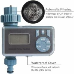 Minuterie D'arrosage Automatique,Contrôleur De Arrosage, Minuterie D'irrigation Pour Système D'irrigation D'arrosage, Programmateur D'Arrosage Pour Jardin Pelouse Balcon Cour, Bleue 56Vingt 8 Minuterie D'arrosage Automatique,Contrôleur De Arrosage, Minuterie D'irrigation Pour Système D'irrigation D'arrosage, Programmateur D'Arrosage Pour Jardin Pelouse Balcon Cour, Bleue 56Vingt -Arrosage automatique Soldes 64938306 2