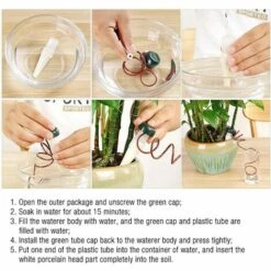 MONLY Système Darrosage Automatique Des Enjeux Darrosage, 6 Pièces Abreuvoir Automatique Pour Plantes, Abreuvoir Pour Plantes De Vacances, Système Dirrigation Des Plantes Dintérieur 11 MONLY Système Darrosage Automatique Des Enjeux Darrosage, 6 Pièces Abreuvoir Automatique Pour Plantes, Abreuvoir Pour Plantes De Vacances, Système Dirrigation Des Plantes Dintérieur -Arrosage automatique Soldes 65003085 5