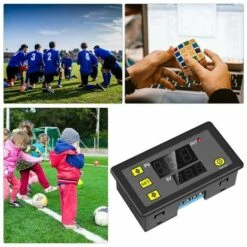 QERSTA Minuterie Relais DC 12V 20A Numérique Programmable, Module De Commutation De Retardement De Cycle De Temps -Arrosage automatique Soldes 65040510 5