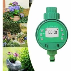 OSQI Minuterie D'arrosage Automatique, Contrôleur D'arrosage, Minuterie D'arrosage Pour Système D'irrigation D'arrosage Des Plantes, Minuterie D'arrosage Pour Jardin Pelouse Balcon Cour