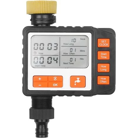 OSQI Minuterie D'arrosage Automatique, Minuterie De Robinet De Tuyau Numérique Programmable, Contrôleur De Système D'arrosage D'irrigation Par Aspersion Intelligente Pour Jardin, Ferme, Pelouse, Fleurs 3 OSQI Minuterie D'arrosage Automatique, Minuterie De Robinet De Tuyau Numérique Programmable, Contrôleur De Système D'arrosage D'irrigation Par Aspersion Intelligente Pour Jardin, Ferme, Pelouse, Fleurs