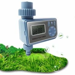 OSQI Minuterie D'arrosage, Contrôleur D'arrosage Extérieur, Minuterie électronique De Tuyau D'arrosage Automatique, Plusieurs Programmes Pour Le Jardin, La Serre, Les Plantes Potagères, La Pelouse, Le Paysage (D)