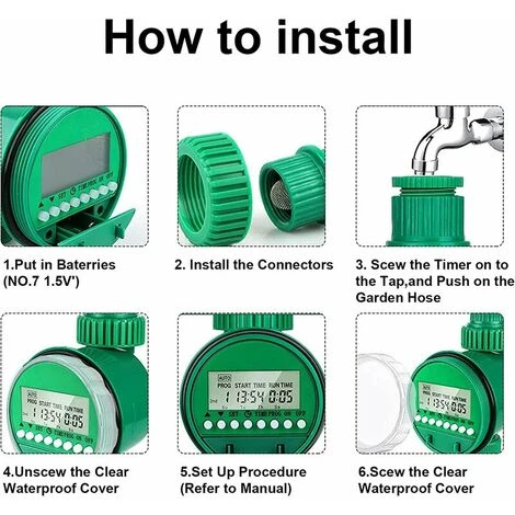 LUCKY-88 Minuterie D'irrigation Intelligente 5 LUCKY-88 Minuterie D'irrigation Intelligente – Image 3