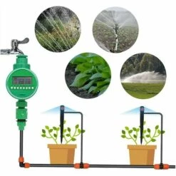 DONTODENT Minuterie D'arrosage Automatique, Minuterie De Robinet, Minuterie D'irrigation De Jardin, Robinet Programmable, Robinet Automatique 3/4 1/2, Contrôleur De Système D'irrigation De Jardin Be -Arrosage automatique Soldes 65955891 3