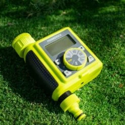 BRICOMARTEAU Programmeur Ferrestock Digital Jaune -Arrosage automatique Soldes 66013388 3