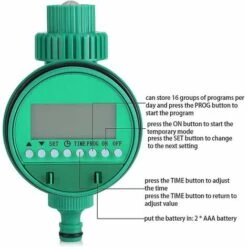 Cisea Minuterie D'arrosage électrique Automatique Extérieure Minuterie D'irrigation De Jardin Numérique Contrôleur D'arrosage De Fleurs Intelligentes