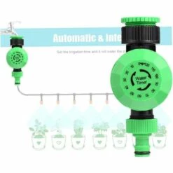Ardin Arrosage Minuterie 2 Heures Automatique Mécanique Programmateur Jardin Irrigation Contrôleur Système Durable(15*8.5*8.5cm) ——Adélala 10 Ardin Arrosage Minuterie 2 Heures Automatique Mécanique Programmateur Jardin Irrigation Contrôleur Système Durable(15*8.5*8.5cm) ——Adélala -Arrosage automatique Soldes 66382939 4