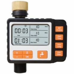 YEURIé Minuterie Arrosage Automatique, Programmable Numérique Robinet De Tuyau Minuterie Intelligent Arroseur Contrôleur De Système D'arrosage D'irrigation