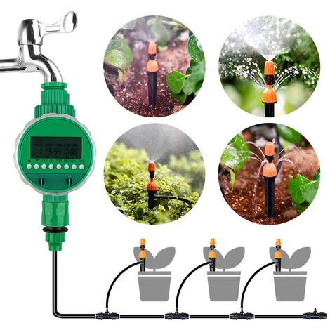 ABCRITAL Minuterie D'Arrosage Automatique, Minuterie, Minuterie, Écran Lcd, Irrigation Numérique Automatique À Gain De Temps Avec Couvercle De Protection Étanche Pour L'Agriculture En Serre De Jardin 6 ABCRITAL Minuterie D'Arrosage Automatique, Minuterie, Minuterie, Écran Lcd, Irrigation Numérique Automatique À Gain De Temps Avec Couvercle De Protection Étanche Pour L'Agriculture En Serre De Jardin – Image 4