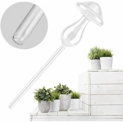 FLETéçA Forme De Champignon Automatique De Vacances Usine D'arrosage Pointes En Céramique Auto Goutte À L'eau Irrigation Système D'arrosage Pour Usage Extérieur En Intérieur 4 FLETéçA Forme De Champignon Automatique De Vacances Usine D'arrosage Pointes En Céramique Auto Goutte À L'eau Irrigation Système D'arrosage Pour Usage Extérieur En Intérieur – Image 2