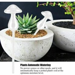 FLETéçA Forme De Champignon Automatique De Vacances Usine D'arrosage Pointes En Céramique Auto Goutte À L'eau Irrigation Système D'arrosage Pour Usage Extérieur En Intérieur 9 FLETéçA Forme De Champignon Automatique De Vacances Usine D'arrosage Pointes En Céramique Auto Goutte À L'eau Irrigation Système D'arrosage Pour Usage Extérieur En Intérieur -Arrosage automatique Soldes 66970768 3