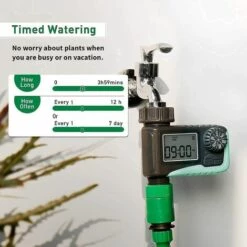 OCXIN Ordinateur D'irrigation, Horloge D'irrigation Programmable D'irrigation Automatique Avec Retard De Pluie, Minuterie D'arrosage Pour Jardin Et Serre 105 -Arrosage automatique Soldes 66998597 4