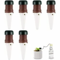 YEURIé 6 Pièces Arrosage Stakes Plante D'irrigation D'eau Distributeur Appareil D'arrosage Automatique Des Plantes Pour D'intérieur Et D'extérieur En Pot De Jardin Suspendues