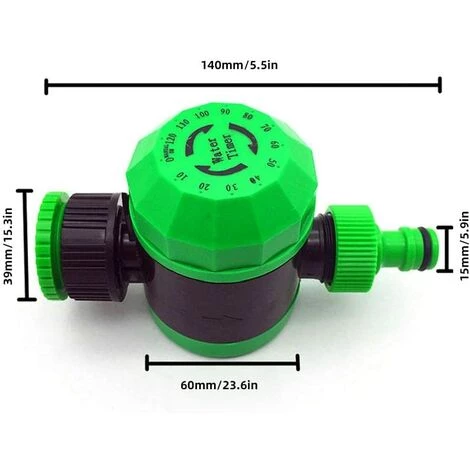 ENLENK 2 Heures Jardin Arrosage Automatique Minuterie Minuterie Mécanique Eau Jardin Système D'irrigation Contrôleur, Gardenging Cultivez Arrosage 4 ENLENK 2 Heures Jardin Arrosage Automatique Minuterie Minuterie Mécanique Eau Jardin Système D'irrigation Contrôleur, Gardenging Cultivez Arrosage – Image 2