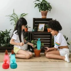 OYLDA Bacs à Plantes Auto-arrosants Et Globes D'arrosage Pour Plantes, 4 Piquets D'arrosage Pour Plantes, Dispositifs Pour Bulbes -Arrosage automatique Soldes 68138772 5